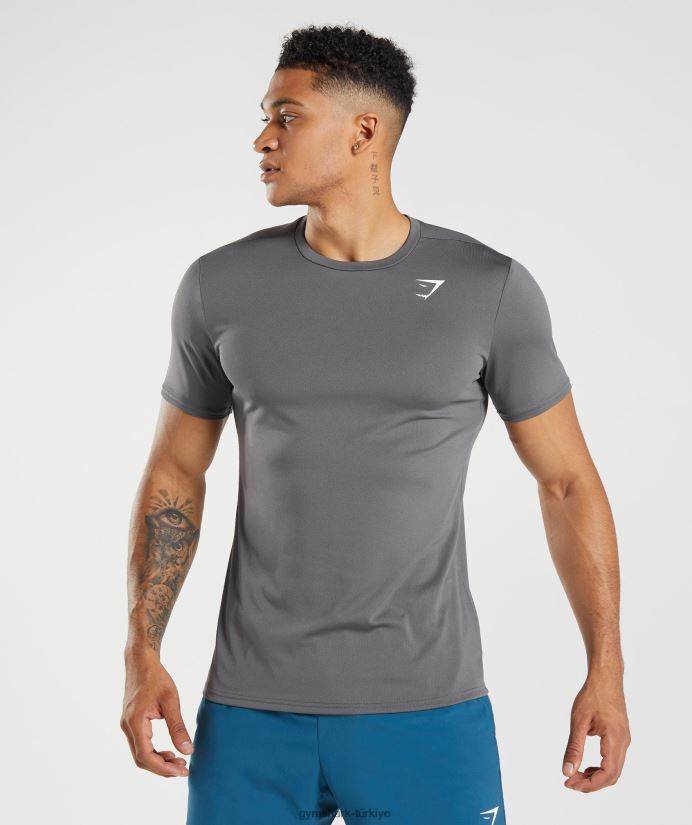 varış tişörtü erkeklerGymshark siluet gri 02H048638
