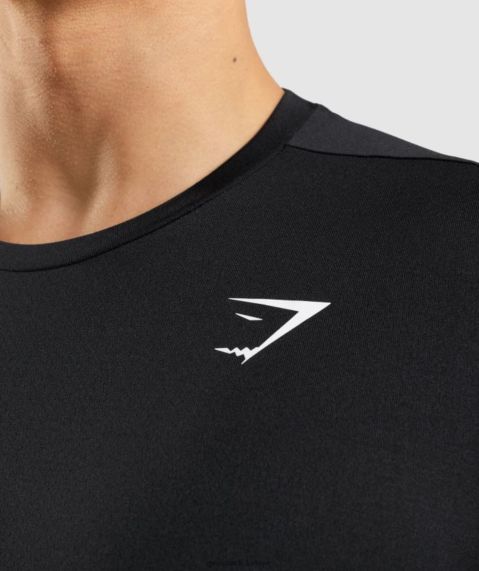 varış tişörtü erkeklerGymshark siyah 02H048614