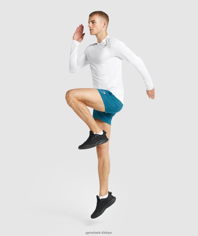 varış uzun kollu tişört erkeklerGymshark beyaz 02H048649