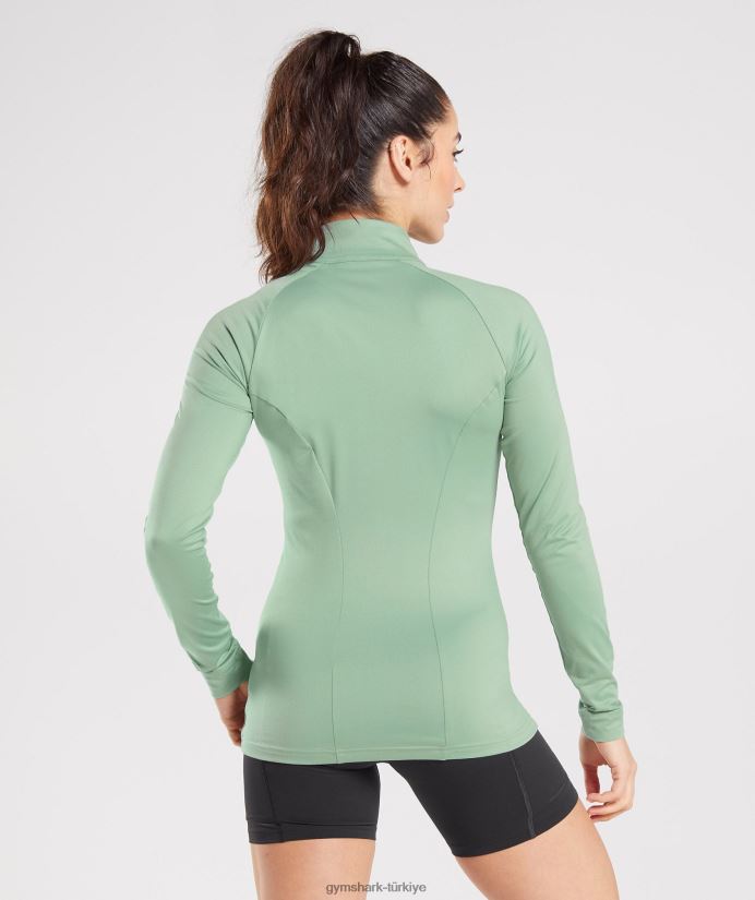 fermuarlı eğitim ceketi kadınlarGymshark çöl adaçayı yeşili 02H048344