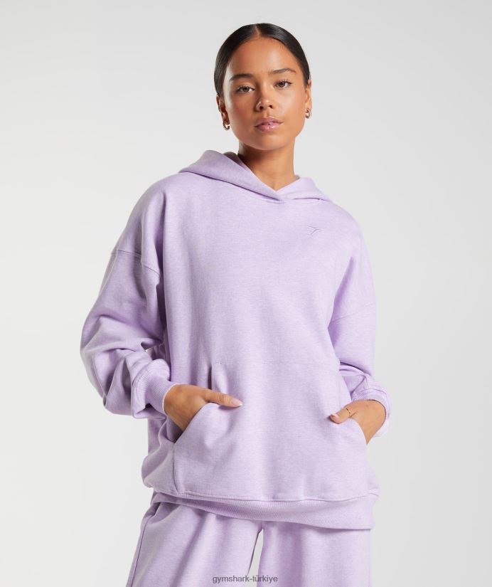 dinlenme günü eşofman üstü kadınlarGymshark aura leylak marn 02H048358