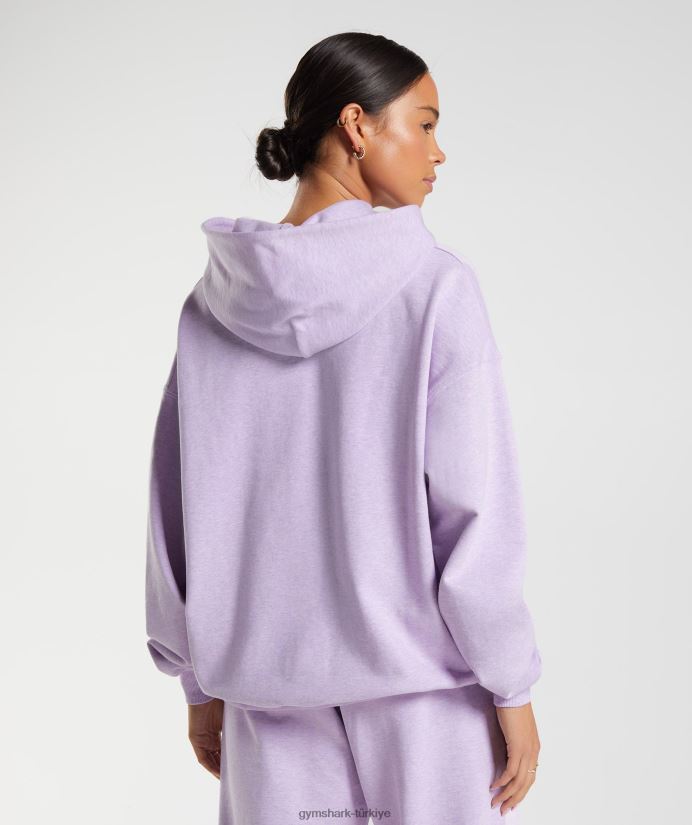 dinlenme günü eşofman üstü kadınlarGymshark aura leylak marn 02H048358