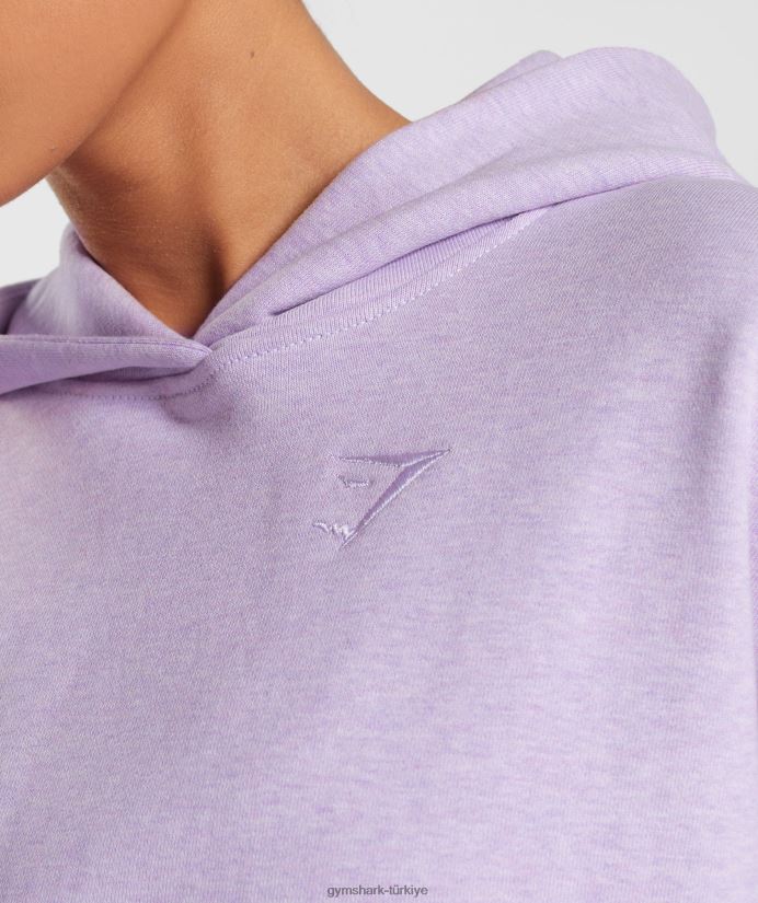 dinlenme günü eşofman üstü kadınlarGymshark aura leylak marn 02H048358