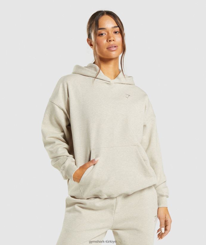 dinlenme günü eşofman üstü kadınlarGymshark bej kırçıllı 02H048411