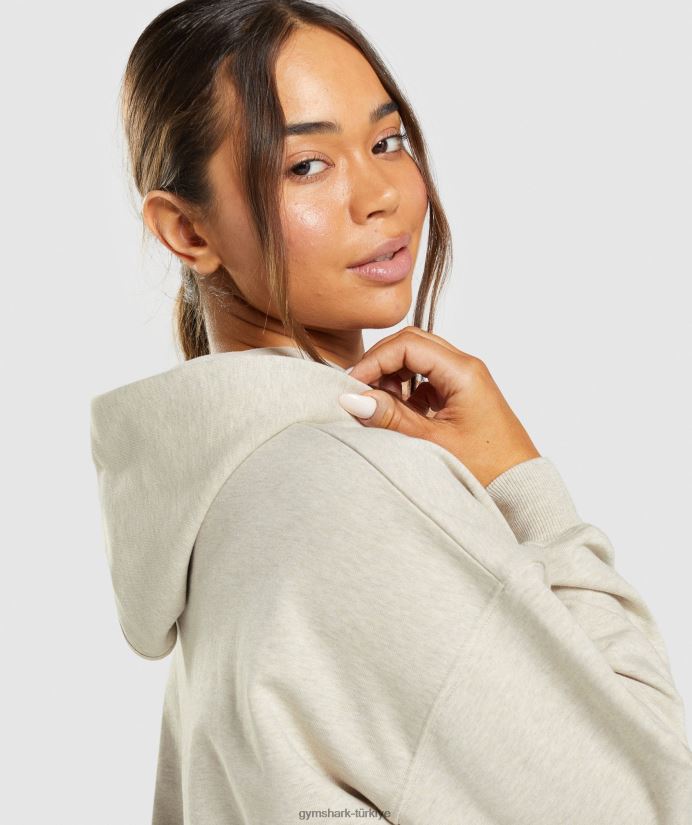 dinlenme günü eşofman üstü kadınlarGymshark bej kırçıllı 02H048411