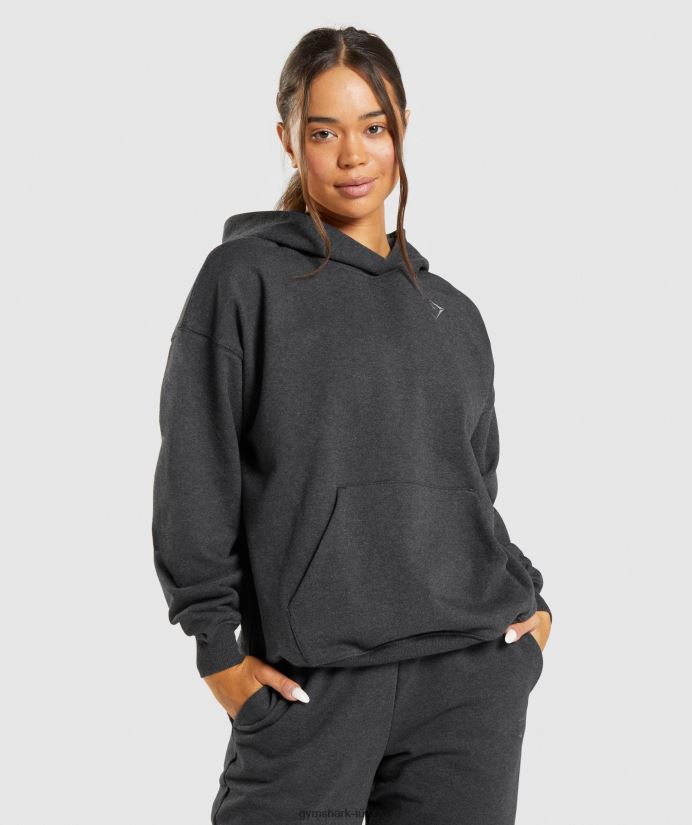 dinlenme günü eşofman üstü kadınlarGymshark siyah kırçıllı 02H048345