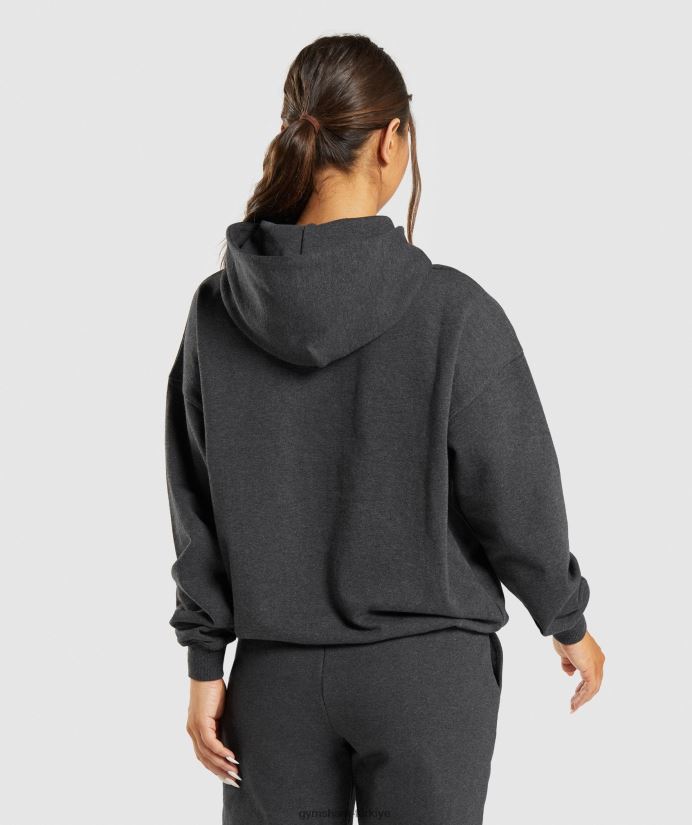 dinlenme günü eşofman üstü kadınlarGymshark siyah kırçıllı 02H048345