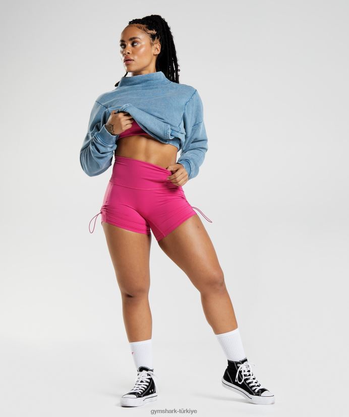 eski yıkanmış sweatshirt kadınlarGymshark göl kenarı mavisi 02H048404