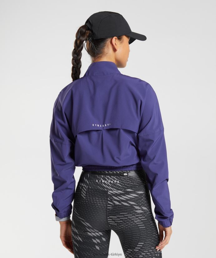 spor rüzgarlık kadınlarGymshark Neptün moru 02H048350