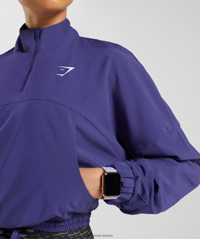 spor rüzgarlık kadınlarGymshark Neptün moru 02H048350