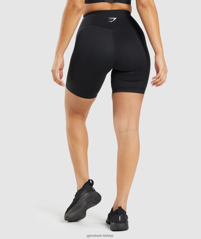 antrenman bisiklet şortu kadınlarGymshark siyah 02H04811