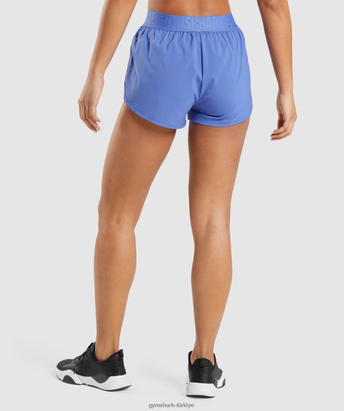 antrenman bol kesim şort kadınlarGymshark mahkeme mavisi 02H04884