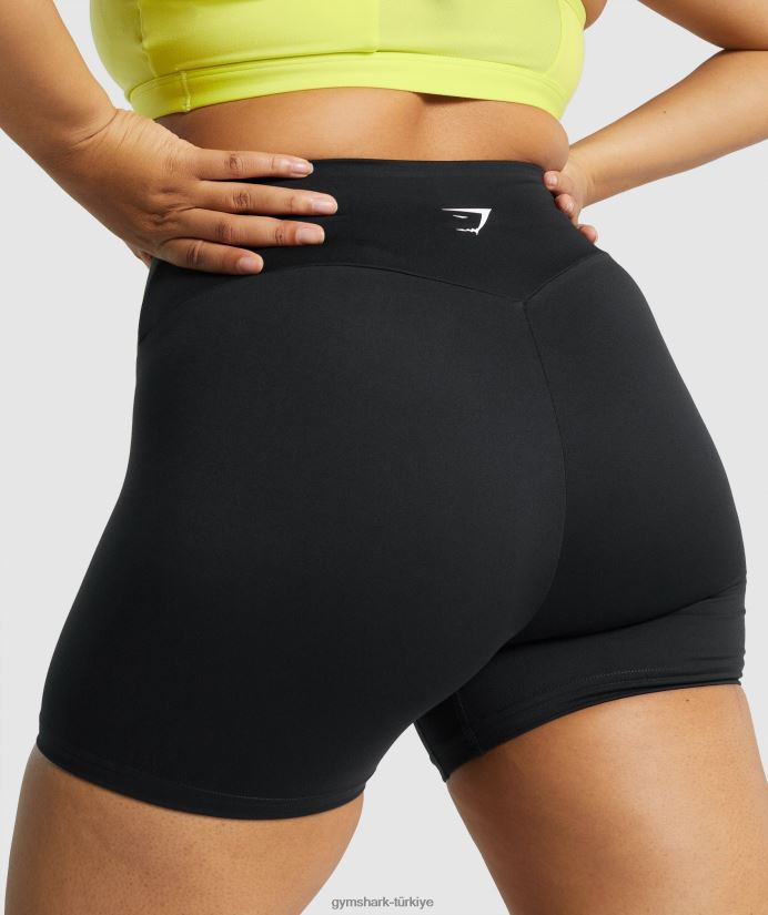 antrenman şortu kadınlarGymshark siyah 02H04846