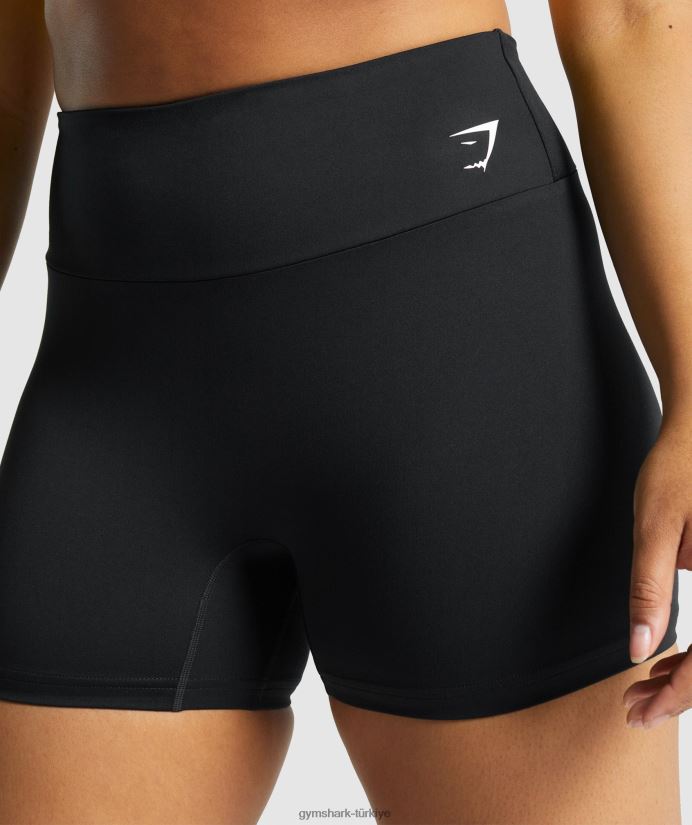 antrenman şortu kadınlarGymshark siyah 02H04846
