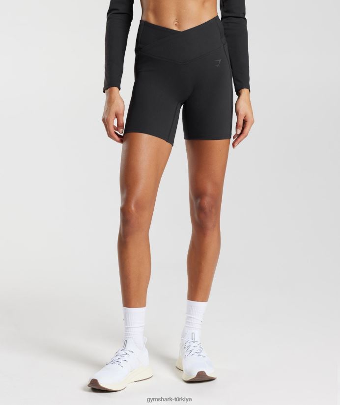çapraz şort kadınlarGymshark siyah 02H04847