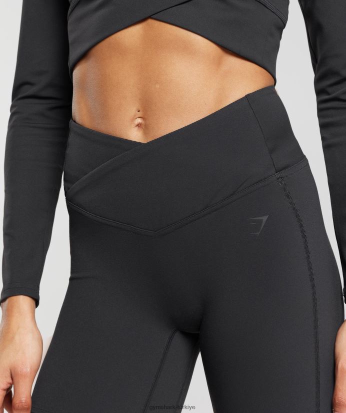 çapraz şort kadınlarGymshark siyah 02H04847