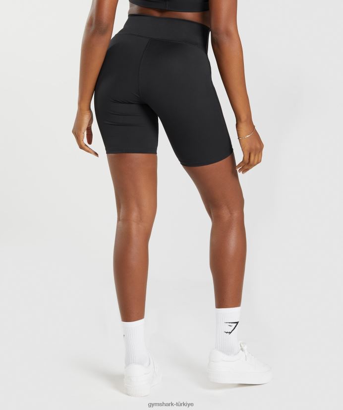 bisiklet şortlarını yükseltmek kadınlarGymshark siyah 02H04839