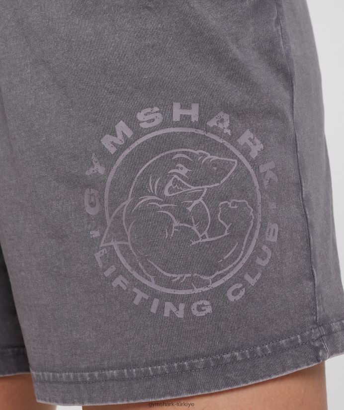 eski bol şortlar kadınlarGymshark titanyum grisi/asit yıkama 02H048107