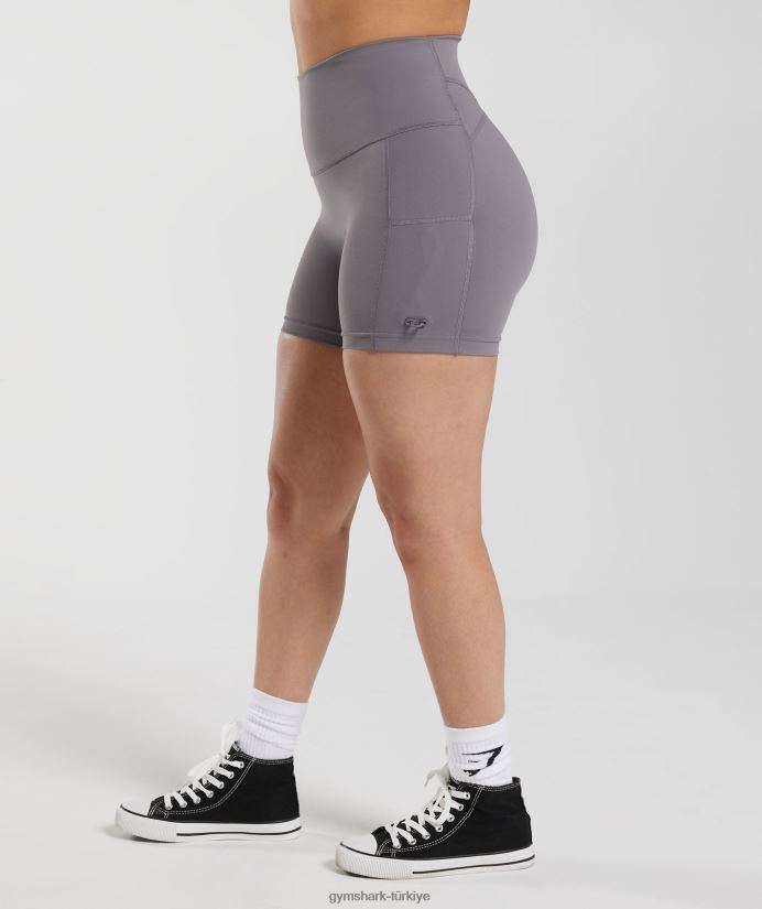 eski dantelli dar şortlar kadınlarGymshark titanyum grisi 02H048108