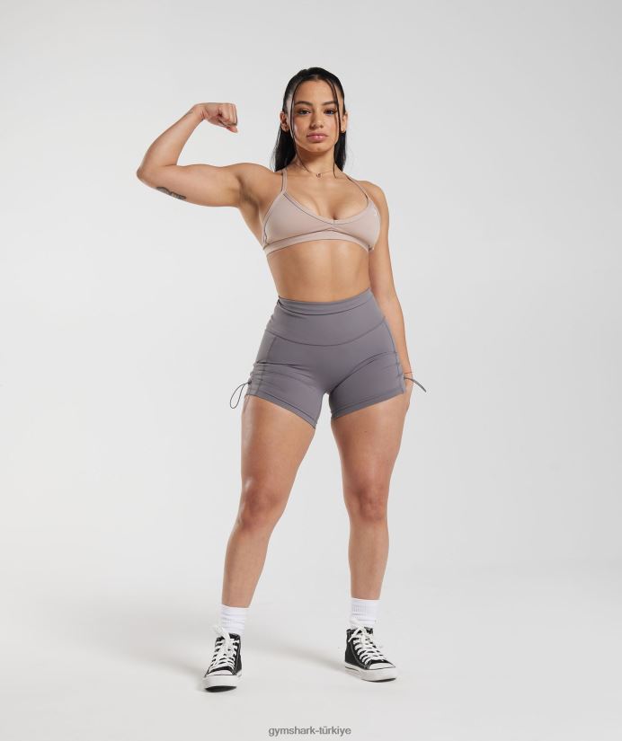 eski dantelli dar şortlar kadınlarGymshark titanyum grisi 02H048108