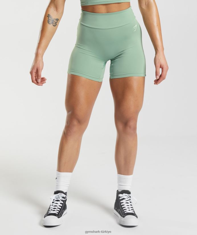 gs power orijinal dar şort kadınlarGymshark çöl adaçayı yeşili 02H04810