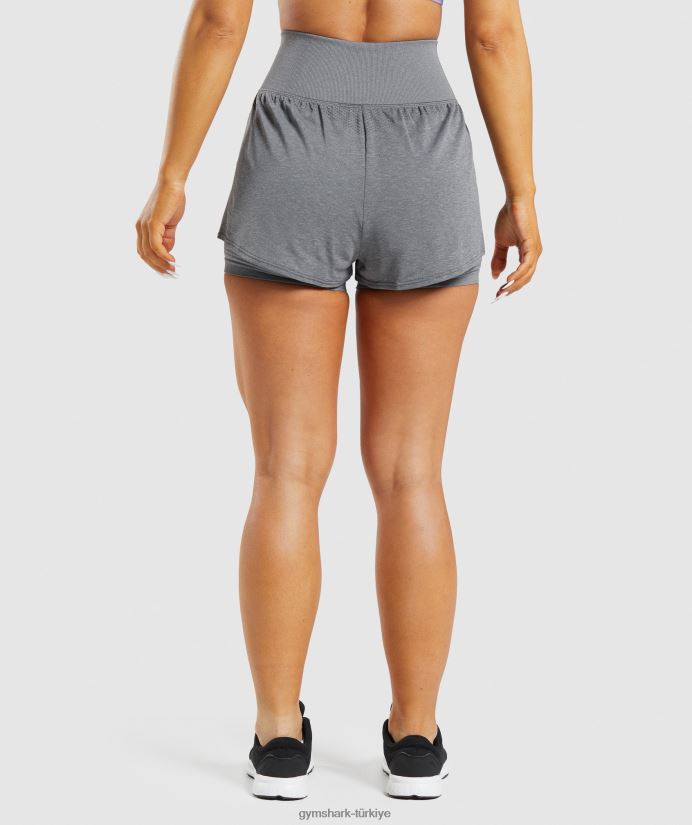 hayati dikişsiz 2.0 2'si 1 arada şort kadınlarGymshark dumanlı gri kırçıllı 02H04897