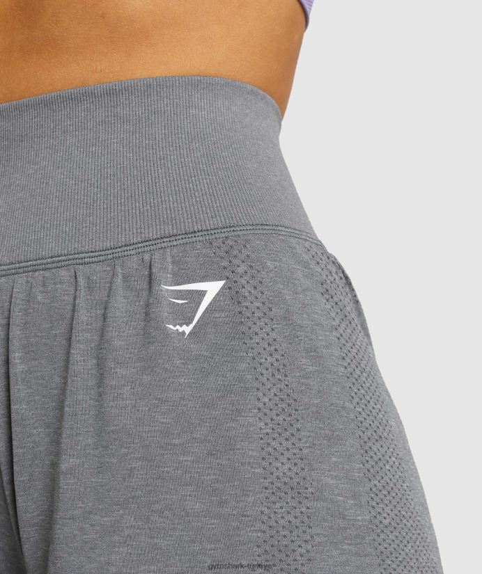 hayati dikişsiz 2.0 2'si 1 arada şort kadınlarGymshark dumanlı gri kırçıllı 02H04897