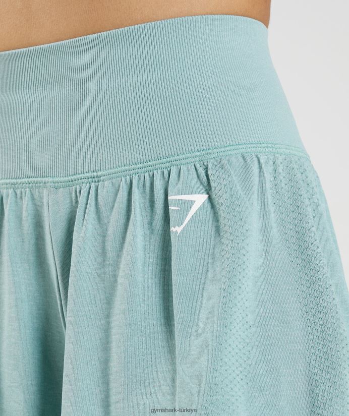 hayati dikişsiz 2.0 2'si 1 arada şort kadınlarGymshark inci mavisi marn 02H04893