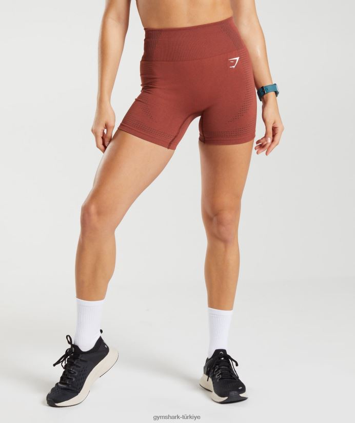 hayati dikişsiz 2.0 şort kadınlarGymshark tuğla kırmızısı marn 02H04813