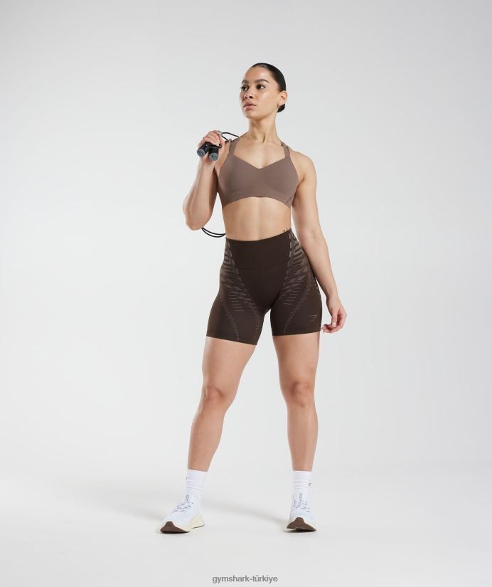 sınırsız şort kadınlarGymshark arşiv kahverengi/trüf kahverengi 02H048111