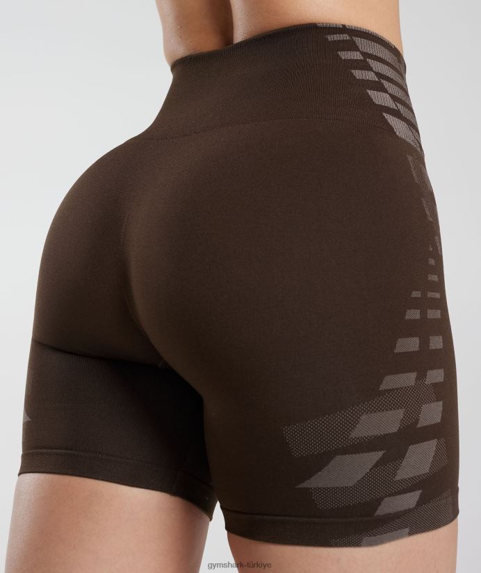 sınırsız şort kadınlarGymshark arşiv kahverengi/trüf kahverengi 02H048111