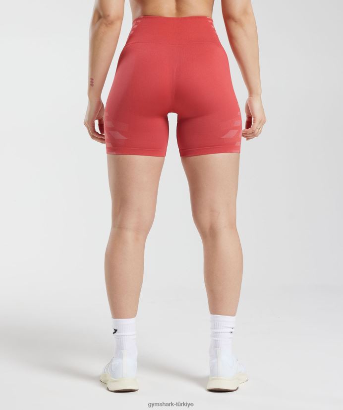 sınırsız şort kadınlarGymshark güneşte kurutulmuş kırmızı/pişmiş toprak pembe 02H048109
