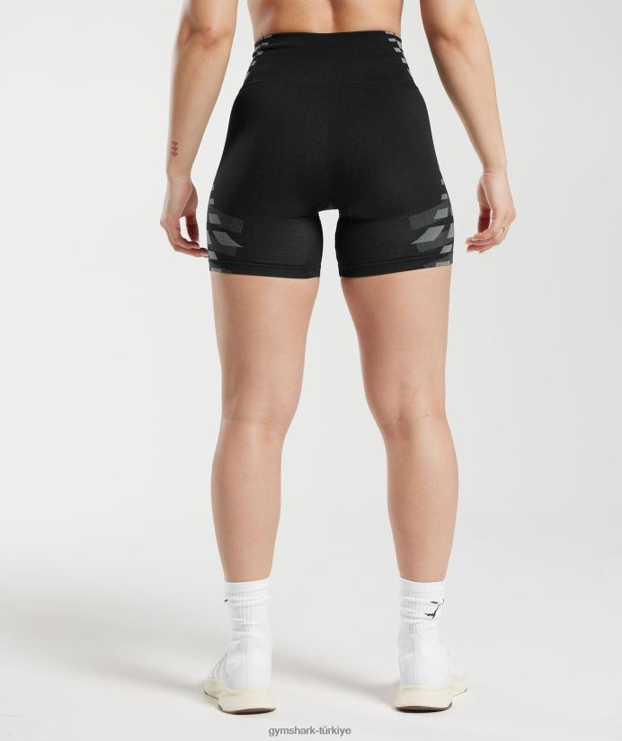 sınırsız şort kadınlarGymshark siyah/açık gri 02H048105