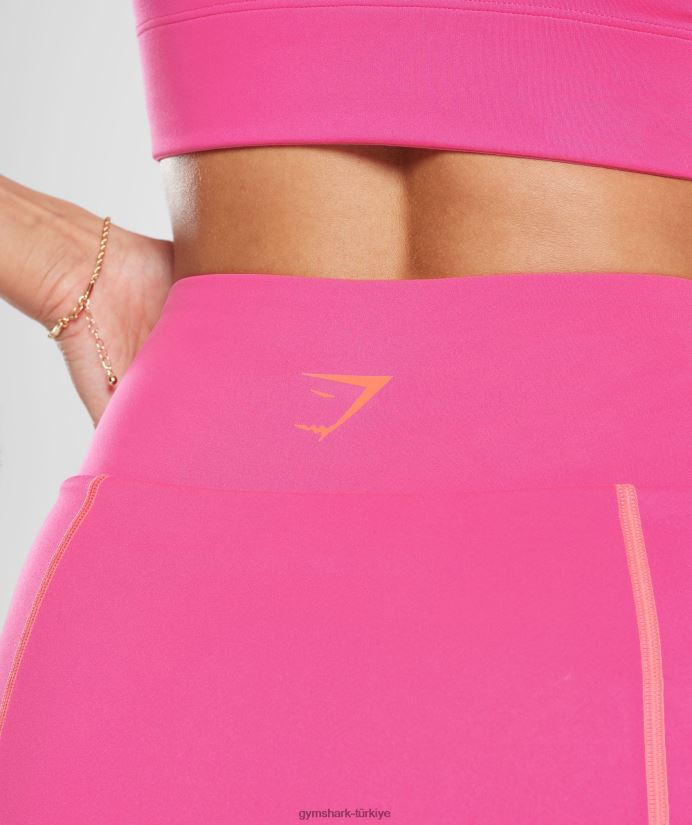 spor şortu kadınlarGymshark parlak fuşya 02H04833