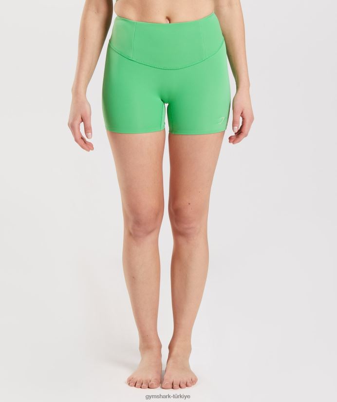 stüdyo şortu kadınlarGymshark elma yeşili 02H04826