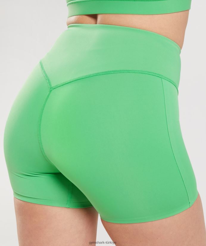 stüdyo şortu kadınlarGymshark elma yeşili 02H04826