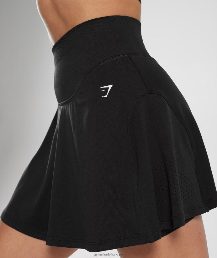 ter dikişsiz şortt kadınlarGymshark siyah 02H04862