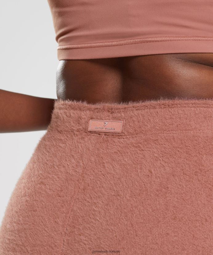 whitney kirpik örgü şort kadınlarGymshark kanyon kırmızısı 02H04899