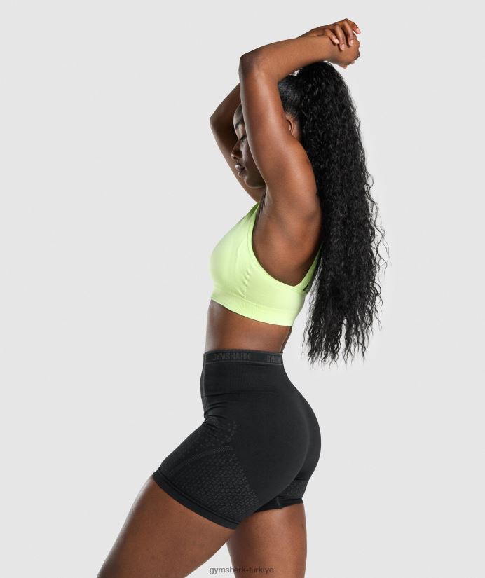 apex dikişsiz spor sutyeni kadınlarGymshark yeşil/açık yeşil 02H048230