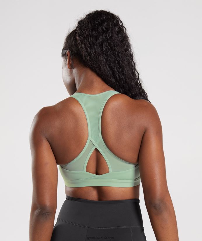 çapraz spor sutyeni kadınlarGymshark çöl adaçayı yeşili 02H048162