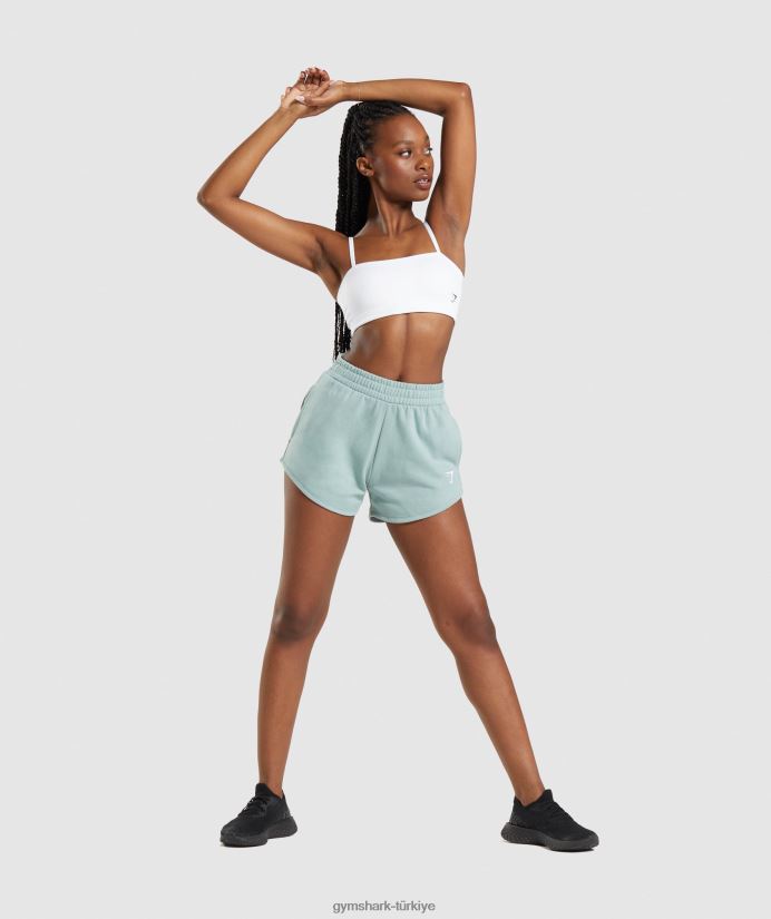 bandeau spor sutyeni kadınlarGymshark beyaz 02H048129