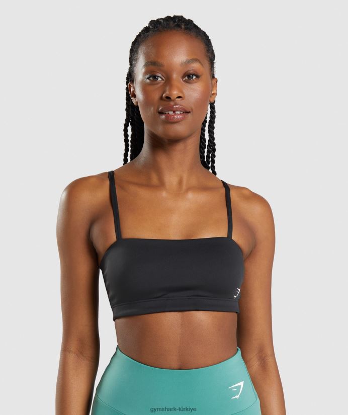 bandeau spor sutyeni kadınlarGymshark siyah 02H048159