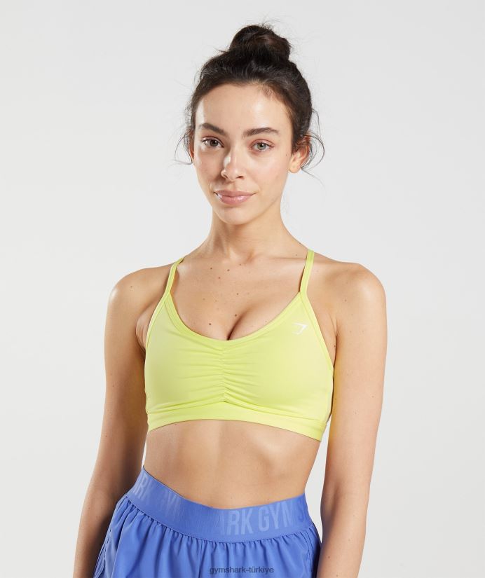 dantelli antrenman spor sutyeni kadınlarGymshark ateş böceği yeşili 02H048220