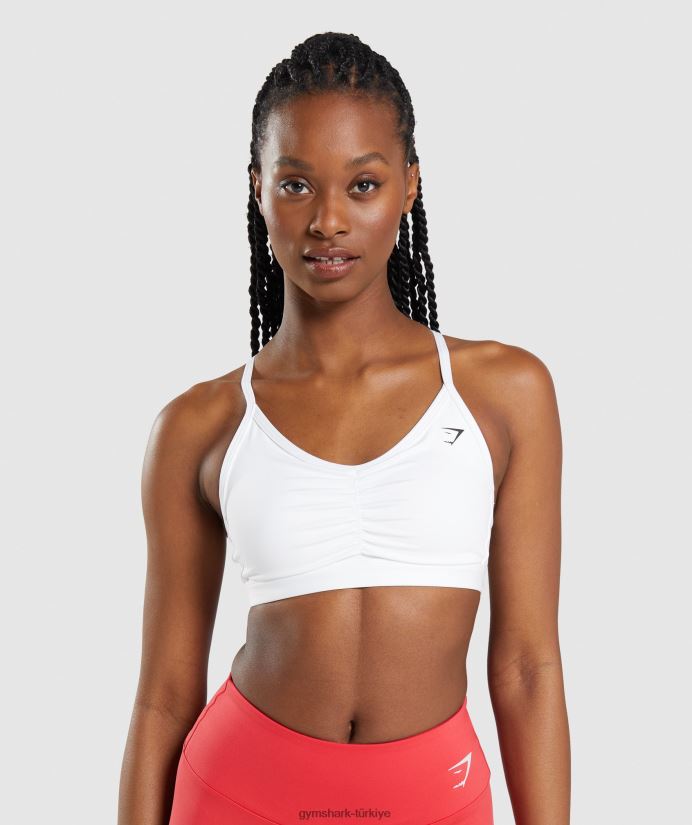 dantelli spor sutyeni kadınlarGymshark beyaz 02H048208