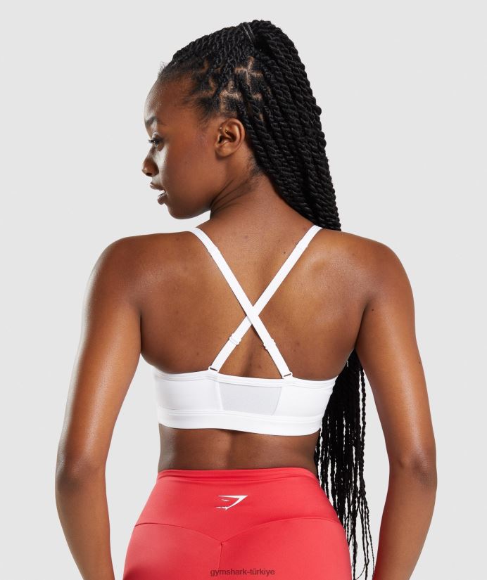 dantelli spor sutyeni kadınlarGymshark beyaz 02H048208