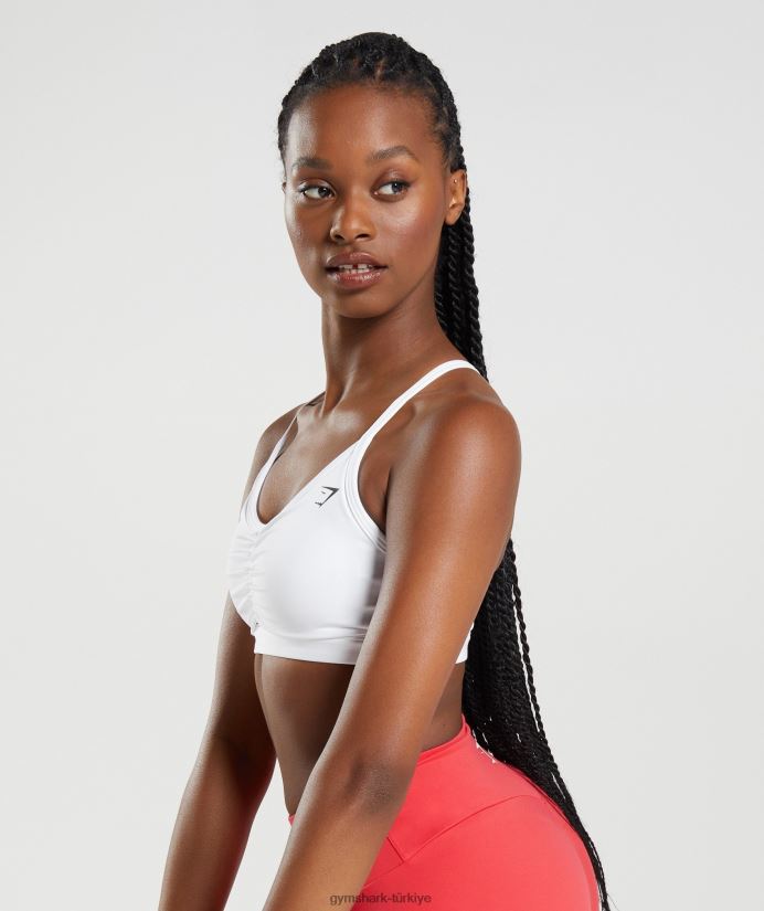 dantelli spor sutyeni kadınlarGymshark beyaz 02H048208