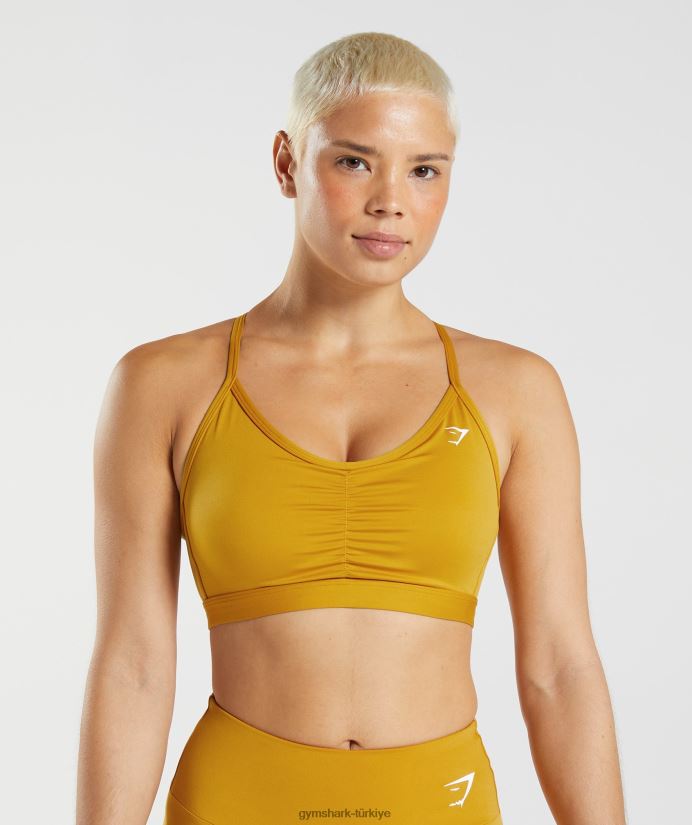 dantelli spor sutyeni kadınlarGymshark zerdeçal sarısı 02H048228