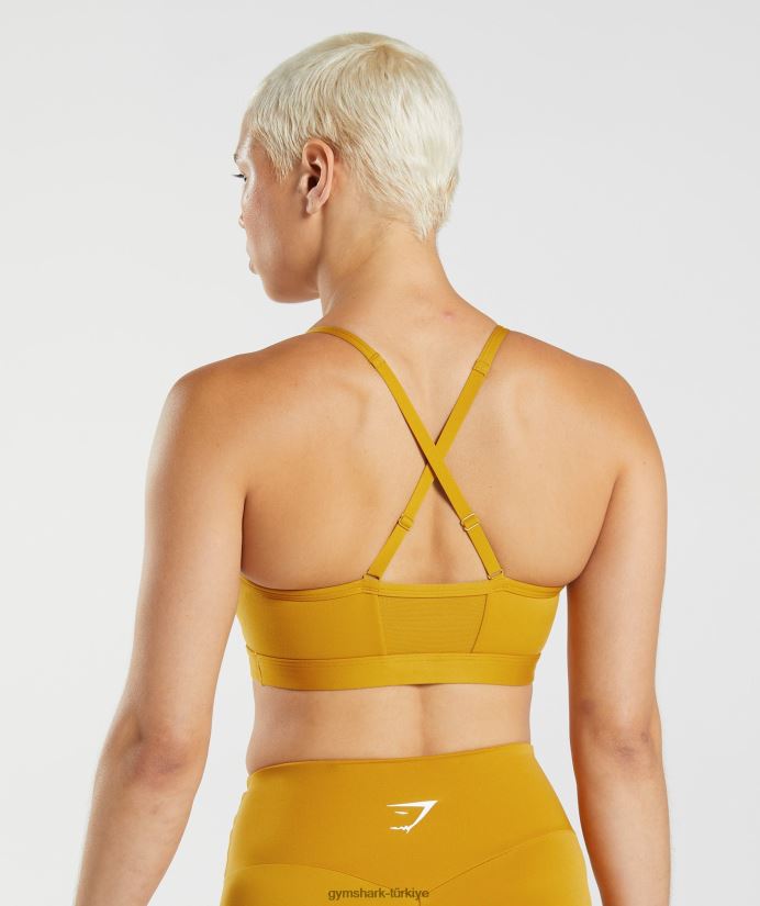 dantelli spor sutyeni kadınlarGymshark zerdeçal sarısı 02H048228