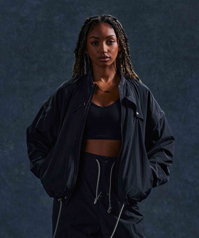 dinlenme günü dikişsiz bralet kadınlarGymshark siyah 02H048120