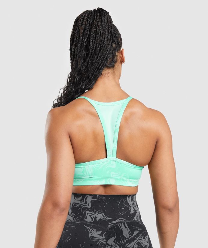 gs power spor sutyeni kadınlarGymshark parlak turkuaz baskı 02H048187
